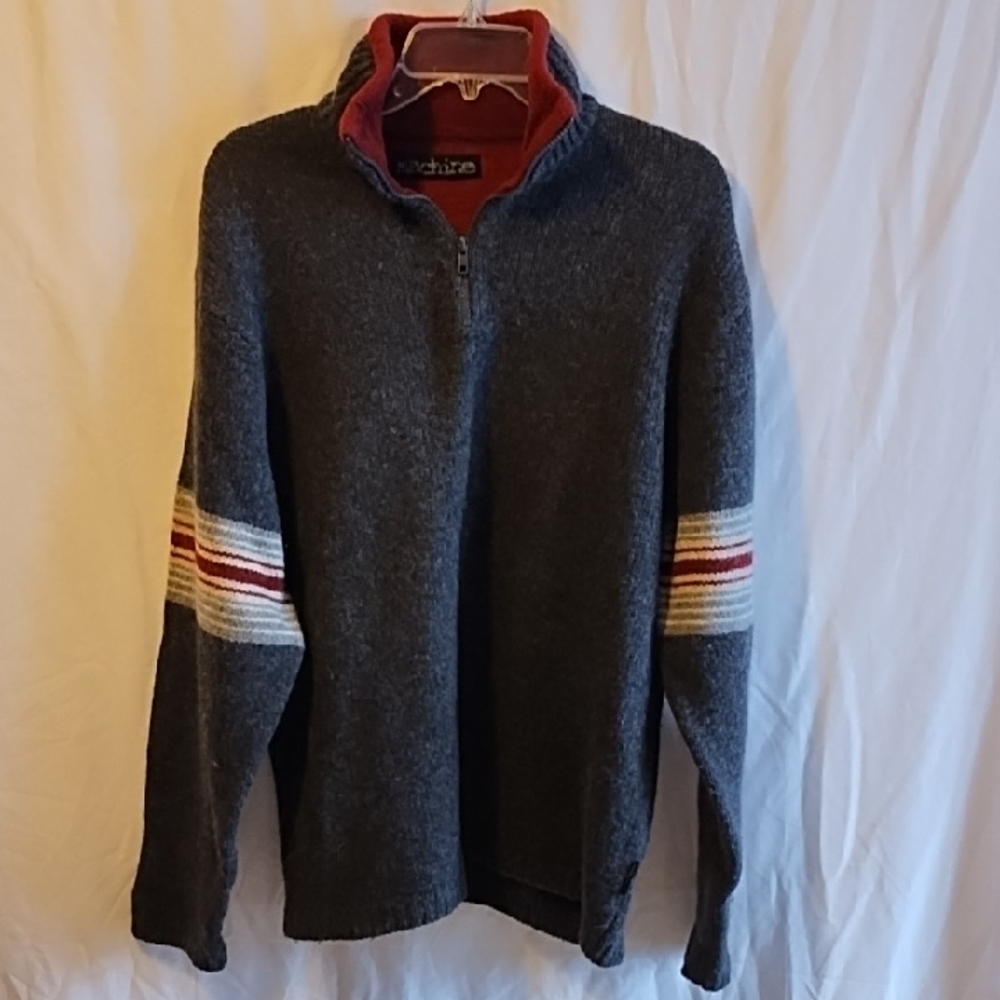 Machine wool sweater